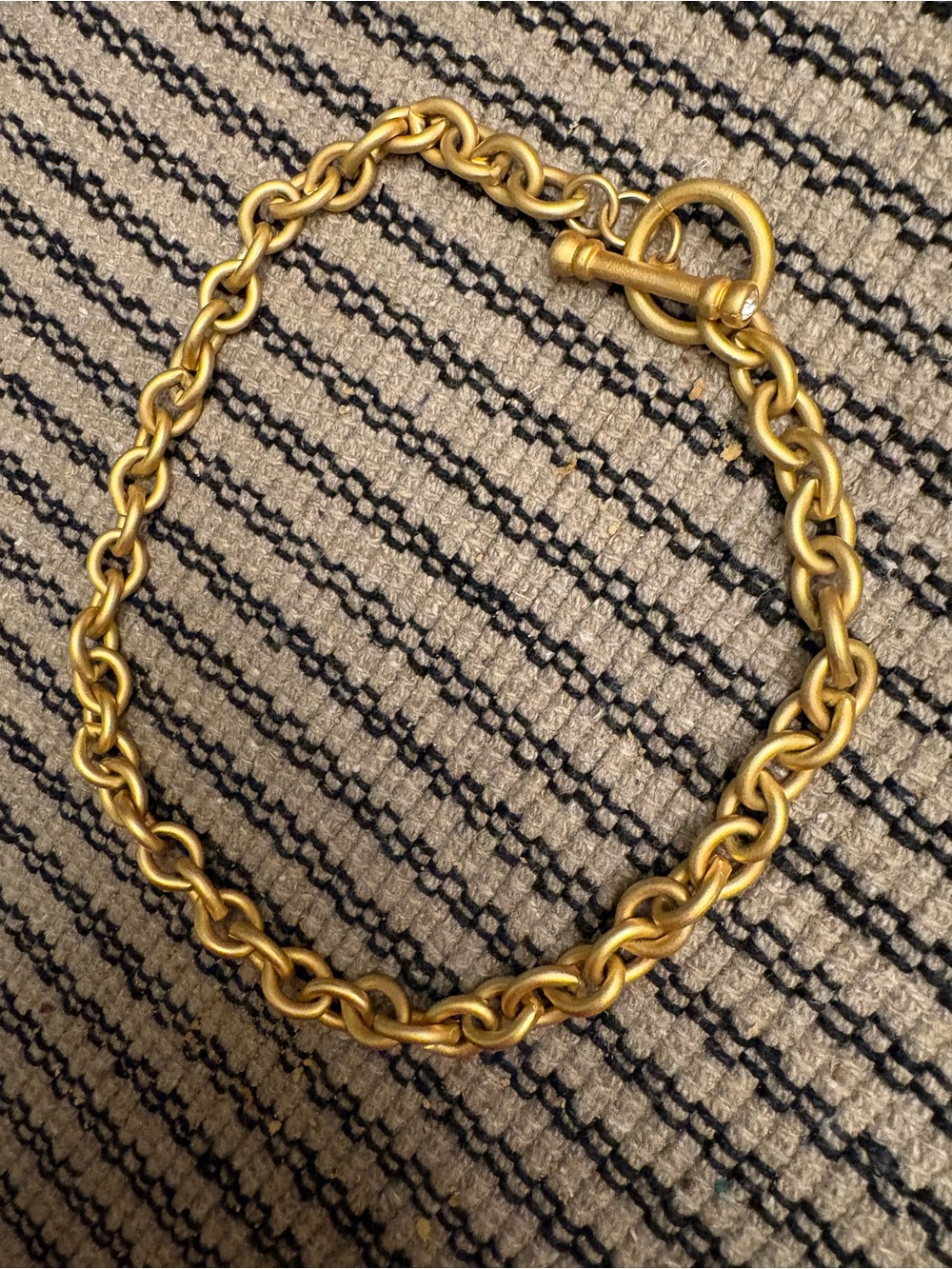 Gold-Tone Toggle Link Necklace - Women Jewelry